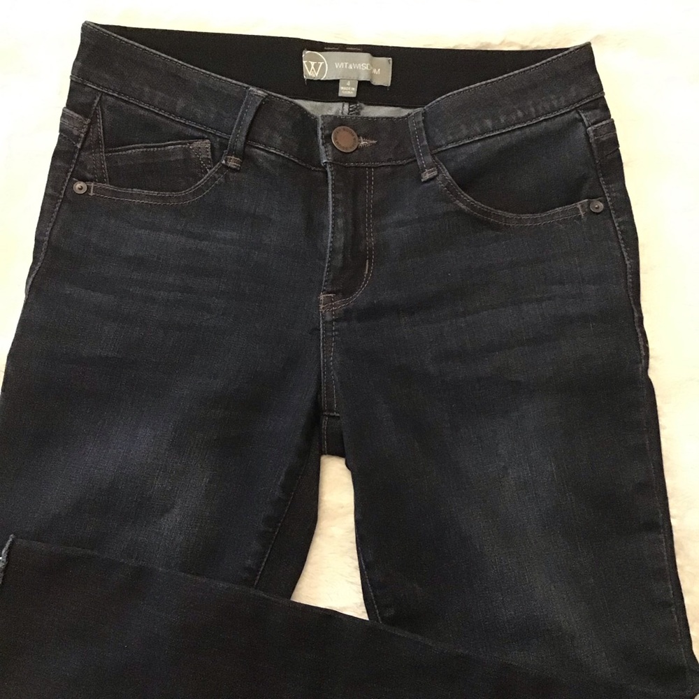 Wit & Wisdom Dark Wash Jeans. Size 4